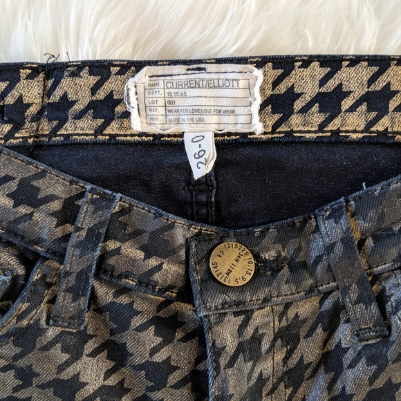 Metallic jeans sz 26/0 - Picture 4 of 6